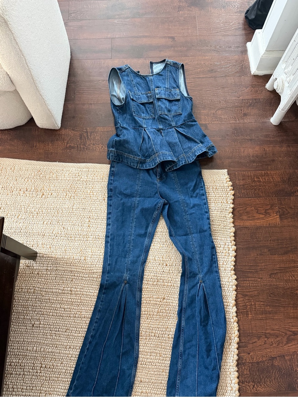 Align Denim Pleated in Dark Blue